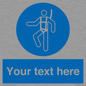 MP3028: Custom Safety Harness Sign
