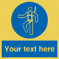 MP3028: Custom Safety Harness Sign