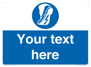 MP5161: Custom Anti-static Footwear Sign