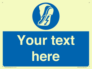 MP5161: Custom Anti-static Footwear Sign