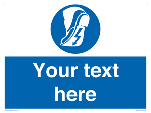 MP5161: Custom Anti-static Footwear Sign