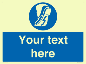 MP5161: Custom Anti-static Footwear Sign