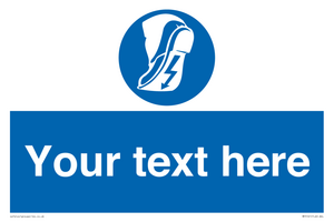 MP5161: Custom Anti-static Footwear Sign