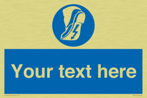 MP5161: Custom Anti-static Footwear Sign