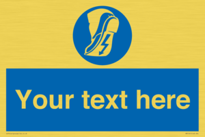 MP5161: Custom Anti-static Footwear Sign