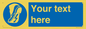 MP5161: Custom Anti-static Footwear Sign