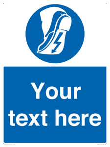 MP5161: Custom Anti-static Footwear Sign