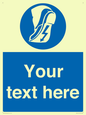 MP5161: Custom Anti-static Footwear Sign