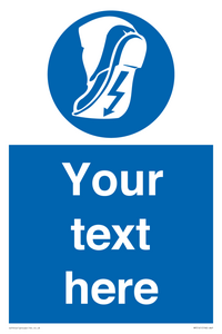 MP5161: Custom Anti-static Footwear Sign