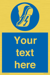 MP5161: Custom Anti-static Footwear Sign