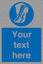 MP5161: Custom Anti-static Footwear Sign