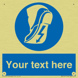 MP5161: Custom Anti-static Footwear Sign