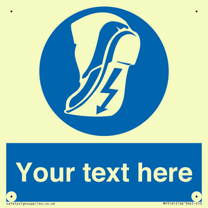 MP5161: Custom Anti-static Footwear Sign