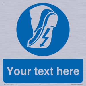 MP5161: Custom Anti-static Footwear Sign