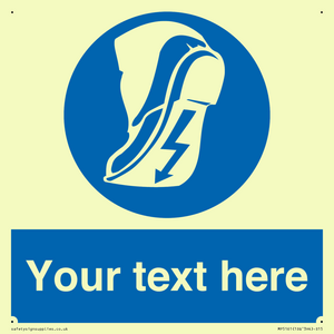 MP5161: Custom Anti-static Footwear Sign