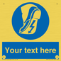 MP5161: Custom Anti-static Footwear Sign