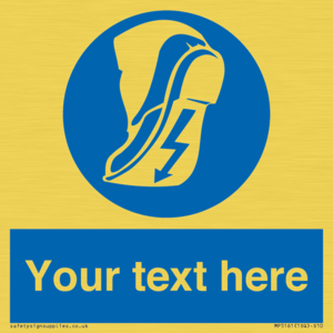 MP5161: Custom Anti-static Footwear Sign