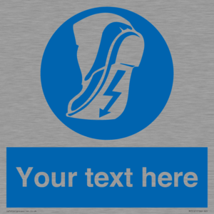 MP5161: Custom Anti-static Footwear Sign