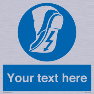 MP5161: Custom Anti-static Footwear Sign