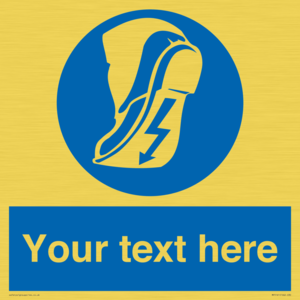 MP5161: Custom Anti-static Footwear Sign