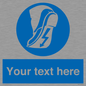 MP5161: Custom Anti-static Footwear Sign