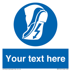 MP5161: Custom Anti-static Footwear Sign