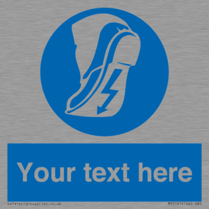 MP5161: Custom Anti-static Footwear Sign