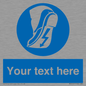 MP5161: Custom Anti-static Footwear Sign