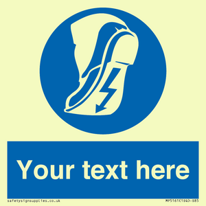 MP5161: Custom Anti-static Footwear Sign