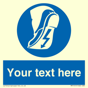 MP5161: Custom Anti-static Footwear Sign