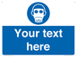MP5167: Custom Respirator Required Sign