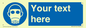 MP5167: Custom Respirator Required Sign