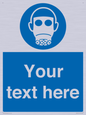 MP5167: Custom Respirator Required Sign