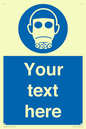 MP5167: Custom Respirator Required Sign