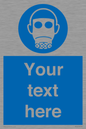 MP5167: Custom Respirator Required Sign