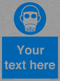 MP5167: Custom Respirator Required Sign