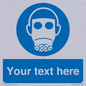 MP5167: Custom Respirator Required Sign