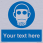 MP5167: Custom Respirator Required Sign
