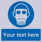 MP5167: Custom Respirator Required Sign