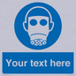 MP5167: Custom Respirator Required Sign