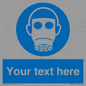 MP5167: Custom Respirator Required Sign