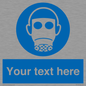 MP5167: Custom Respirator Required Sign