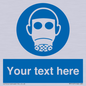 MP5167: Custom Respirator Required Sign