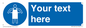 MP5169: Custom Protective Apron Required Sign
