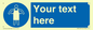 MP5169: Custom Protective Apron Required Sign