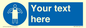 MP5169: Custom Protective Apron Required Sign