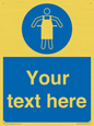 MP5169: Custom Protective Apron Required Sign