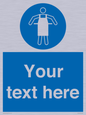 MP5169: Custom Protective Apron Required Sign