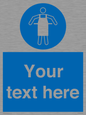 MP5169: Custom Protective Apron Required Sign