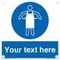 MP5169: Custom Protective Apron Required Sign